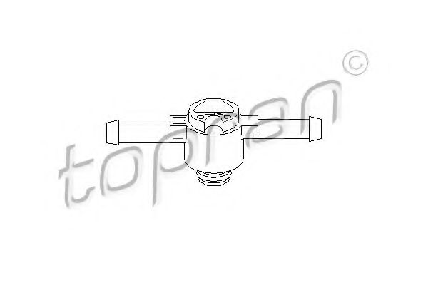 TOPRAN - 108 643 - Клапан паливного фільтра Audi/VW 99-
