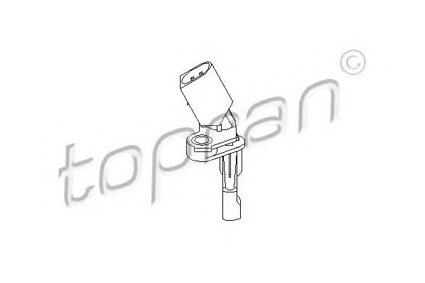 TOPRAN - 110 610 - Датчик ABS VAG Octavia/Golf/Passat 99- задн. лівий