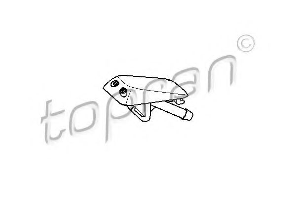 TOPRAN - 104 439 - Форсунка склоомивача Audi 80/100 87-; A4/A6