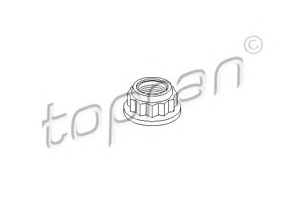 TOPRAN - 104 536 - Гайка ступиці VAG