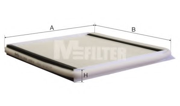 MFILTER - K 911 - Фильтр салона CITROEN Xantia  / Berlingo (пр-во M-filter)