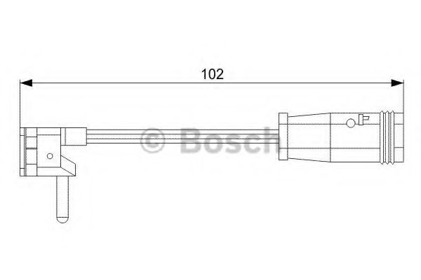 BOSCH - 1 987 473 019 - Датчик лівий гальмівних колодок зад. DB W203, W211,W220