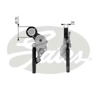 Натяжник паска приводного Audi A3/Seat Toledo/Skoda Octavia/VW Golf 99-