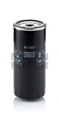 MANN-FILTER - W 730/1 - Фільтр масляний Audi 80 1.9TDi (МОТ. 90HP) 8/91-