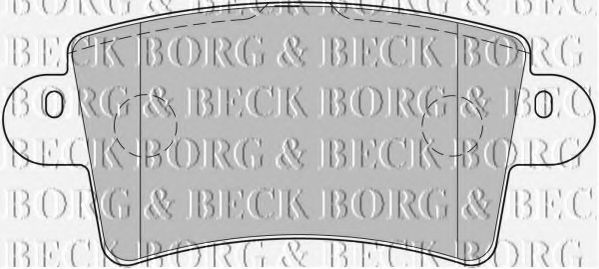 BORG & BECK - BBP1773 - BBP1773 BORG & BECK - Гальмівні колодки до дисків