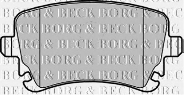 BORG & BECK - BBP1930 - BBP1930 BORG & BECK - Гальмівні колодки до дисків
