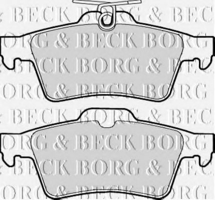 BORG & BECK - BBP1931 - BBP1931 BORG & BECK - Гальмівні колодки до дисків