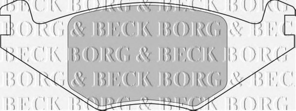 BORG & BECK - BBP1415 - BBP1415 BORG & BECK  Гальмівні колодки до дисків