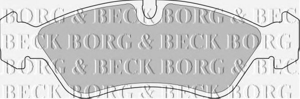 BORG & BECK - BBP1423 - BBP1423 BORG & BECK - Гальмівні колодки до дисків