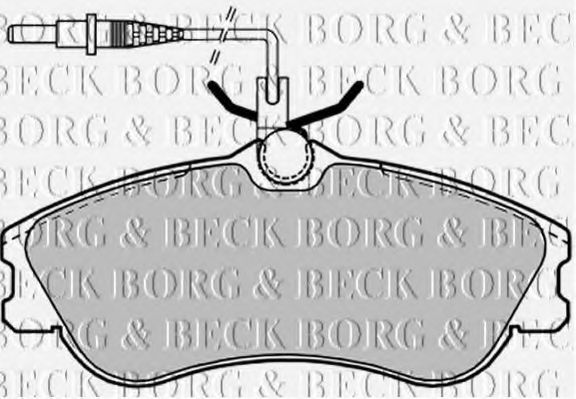 BORG & BECK - BBP1601 - BBP1601 BORG & BECK - Гальмівні колодки до дисків