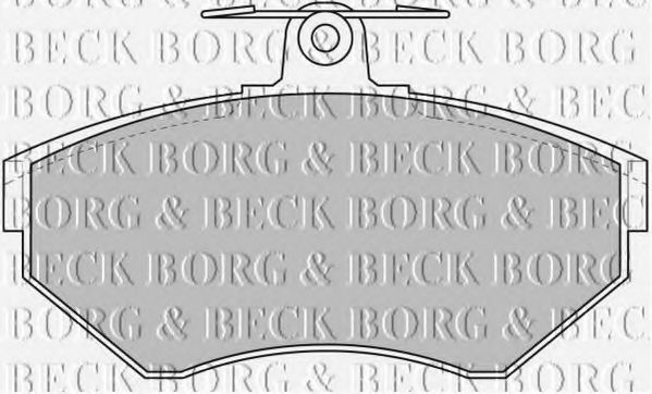 BORG & BECK - BBP1620 - BBP1620 BORG & BECK - Гальмівні колодки до дисків