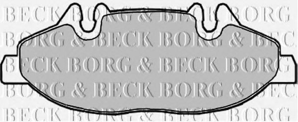 BORG & BECK - BBP1949 - BBP1949 BORG & BECK - Гальмівні колодки до дисків