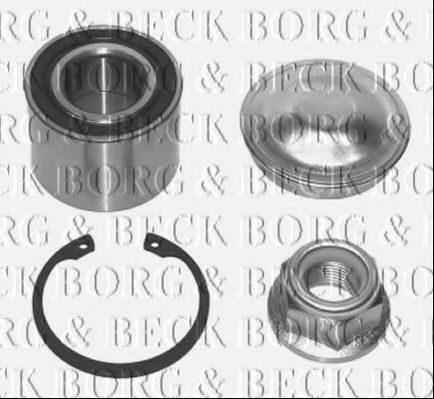 BORG & BECK - BWK795 - BWK795 BORG & BECK - Комплект підшипника ступиці