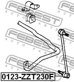 FEBEST - 0123-ZZT230F - Тяга стабілізатора пер Лів/Прав 288mm MAZDA 6, CX-5, CX-9 2.0/2.2D/2.5 11.11-