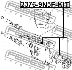 FEBEST - 2376-9N5F-KIT - Поршень супорта