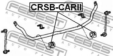 FEBEST - CRSB-CARII - Втулка стабілізатора Chrysler Voyager 01-