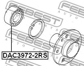 FEBEST - DAC3972-2RS - ПОДШИПНИК СТУПИЧНЫЙ ПЕРЕДНИЙ  FORD FOCUS I CAK 1998-2005