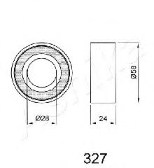 ASHIKA - 45-03-327 - Ролик паска приводного Mazda 323/626 2.0TD/TurboDI  98-