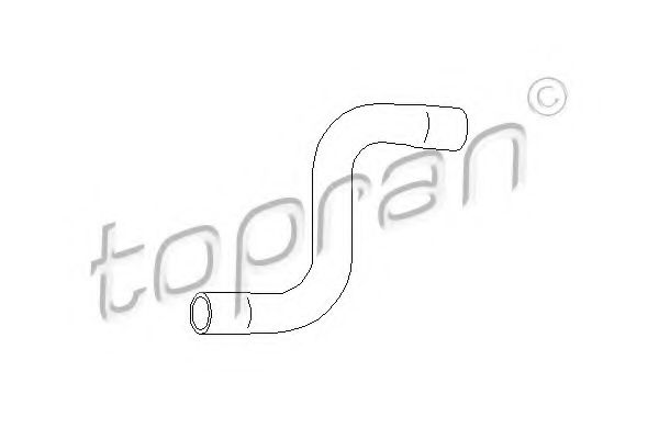 TOPRAN - 102 996 - Патрубок системи охолодження VW Golf 2.0 93-