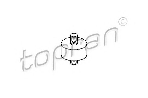 TOPRAN - 104 122 - Подушка радіатора Audi 80/100 / Transporter I