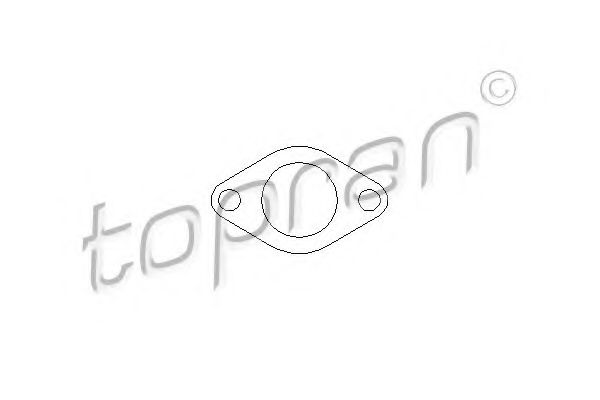 TOPRAN - 110 376 - Прокладка системи вентиляції картерних газів, VAG