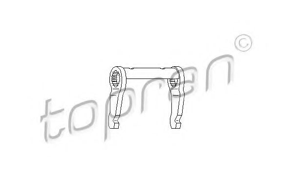 TOPRAN - 107 293 - Вилка зчеплення Audi A2 00-05// VW Caddy 96-04, Golf 84-99, Polo 85-01