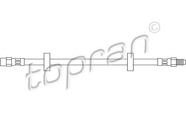 TOPRAN - 102 635 - шланг гальмівний