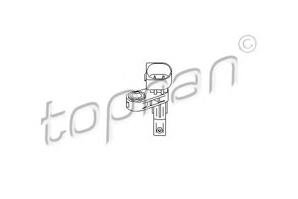 TOPRAN - 113 464 - Датчик ABS передній/зад,лівий VAG A3/Q3/Q7/Cayyen/Alhambra/Superb/Caddy IV/Golf VII/Passat 2010-