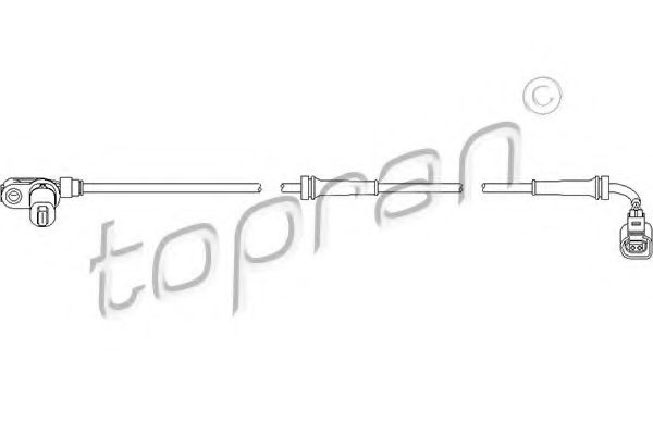 TOPRAN - 110 490 - Датчик ABS переднiй Ford/VW/Seat (лiв+прав)