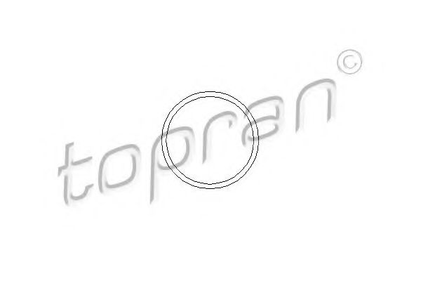 TOPRAN - 202 290 - Прокладка водяної помпи Opel