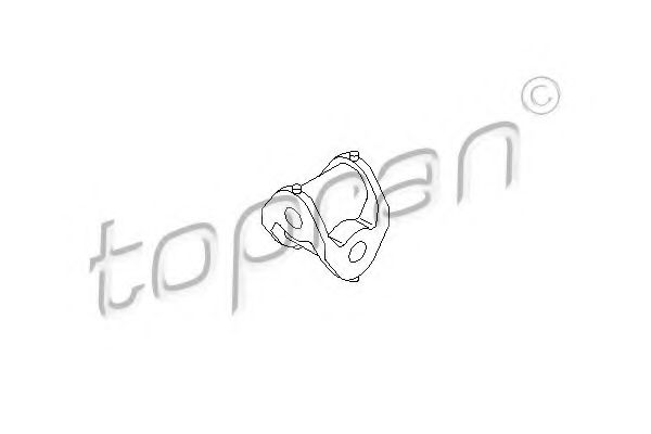 TOPRAN - 207 999 - Кульова головка штоку переключення передач Opel Ascona C 81, Astra G 00-, Astra H 04-, Kadett E 84-, Vectra B 95-, Zafira 00-