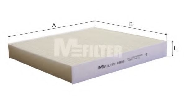 MFILTER - K 926 - Фильтр салона NISSAN ALMERA (пр-во M-filter)