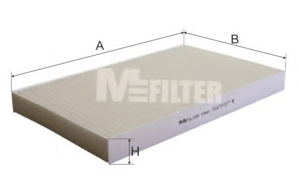 MFILTER - K 940 - Фильтр салона AUDI A6 (пр-во M-filter)