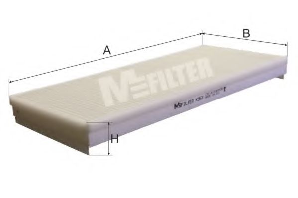 MFILTER - K 953 - Фильтр, воздух во внутренном пространстве