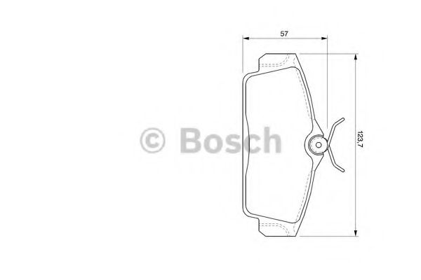 BOSCH - 0 986 424 781 - Торм колодки дисковые (пр-во Bosch)