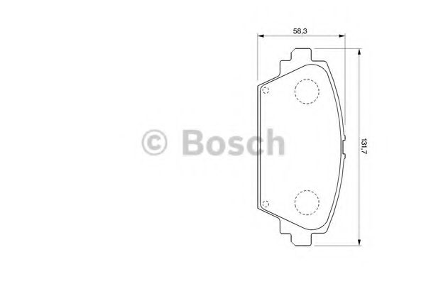 BOSCH - 0 986 424 791 - Торм колодки дисковые (пр-во Bosch)