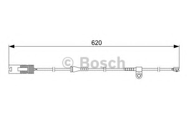 BOSCH - 1 987 474 955 - Датчик галььшиних колодок BMW 7 (E38) 2.5D-5.4 10.94-11.01