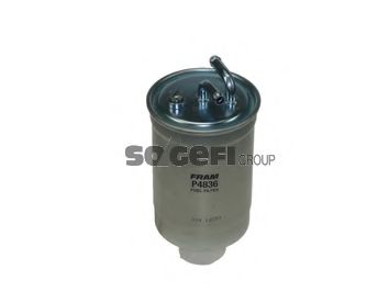 FRAM - P4836 - Фільтр паливний  VAG Diesel (дві трубки)