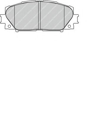 FERODO - FDB1829 - Гальмівні колодки перед. Toyota Yaris 1.0 VVT-i,1.3 VVT-i,D-4D