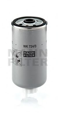 MANN-FILTER - WK 724/3 - Фільтр паливний VAG/Fiat Ducato/Iveco 1.9/2.0/2.2/2.5 TDi/HDi