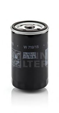MANN-FILTER - W 719/15 - Фільтр масла Bmw 318i, 320i (6 цил.), 323i, 525i, 52