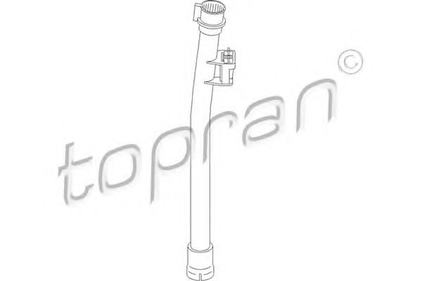 TOPRAN - 109 324 - Направляюча масляного щупа VW Passat,Audi A4/A6,Skoda SuperB 1.8 Turbo 99-