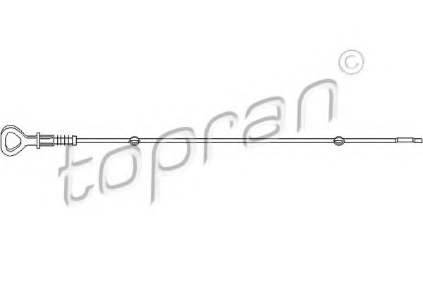 TOPRAN - 109 303 - Щуп рівня мастила AUDI A4 94-04, A6 97-05; VW GOLF IV 1.6/1.8/2.0