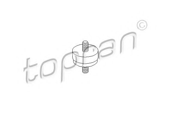 TOPRAN - 103 642 - Подушка радіатора ліва VW Golf I,II/ Audi