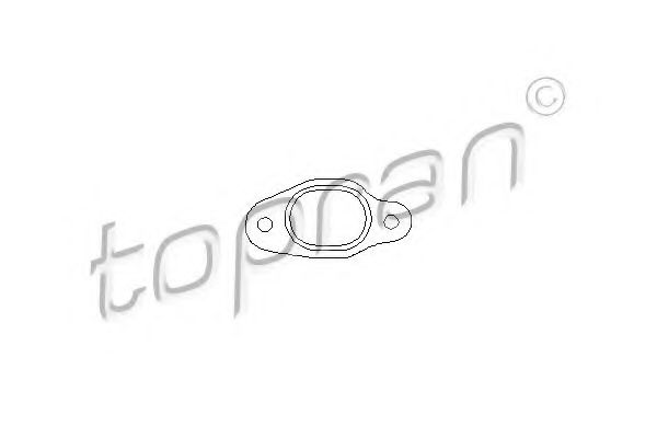 TOPRAN - 100 318 - Прокладка EX колектора VW Passat/Golf1,3/2,2 -96