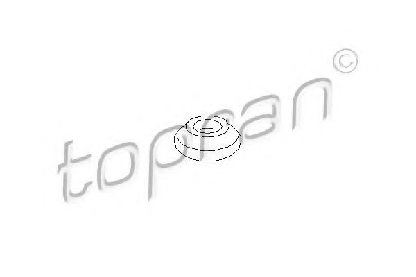 TOPRAN - 107 303 - Втулка стабілізатора перед. L/P VW Passat 1.6TD-2.9 88-97