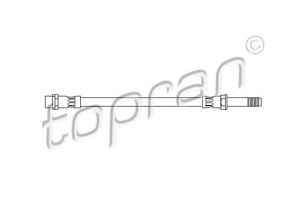 TOPRAN - 110 408 - Гальмівний шланг зад. правий VW T-5 03-