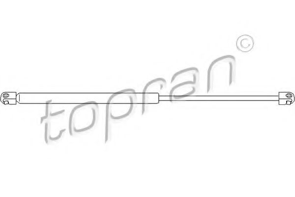 TOPRAN - 206 318 - Амортизатор багажника 	OPEL ASTRA G 98-07 (HB)