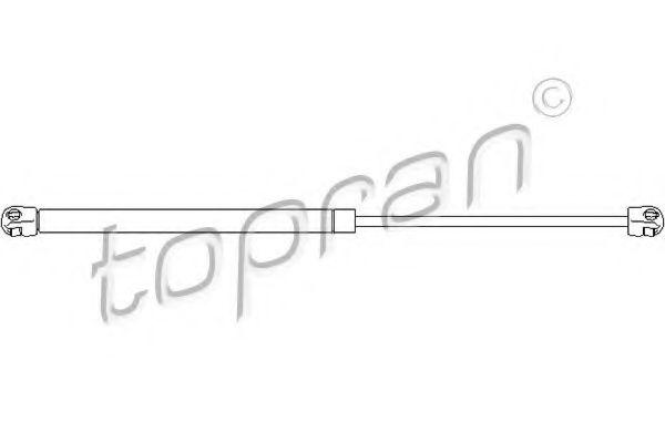 TOPRAN - 207 736 - Газовая пружина, крышка багажник (Кузов)