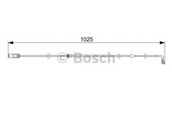 BOSCH - 1 987 473 026 - Датчик гальмівних колодок зад. BMW X5 (E70) 3.0 d 02.07-